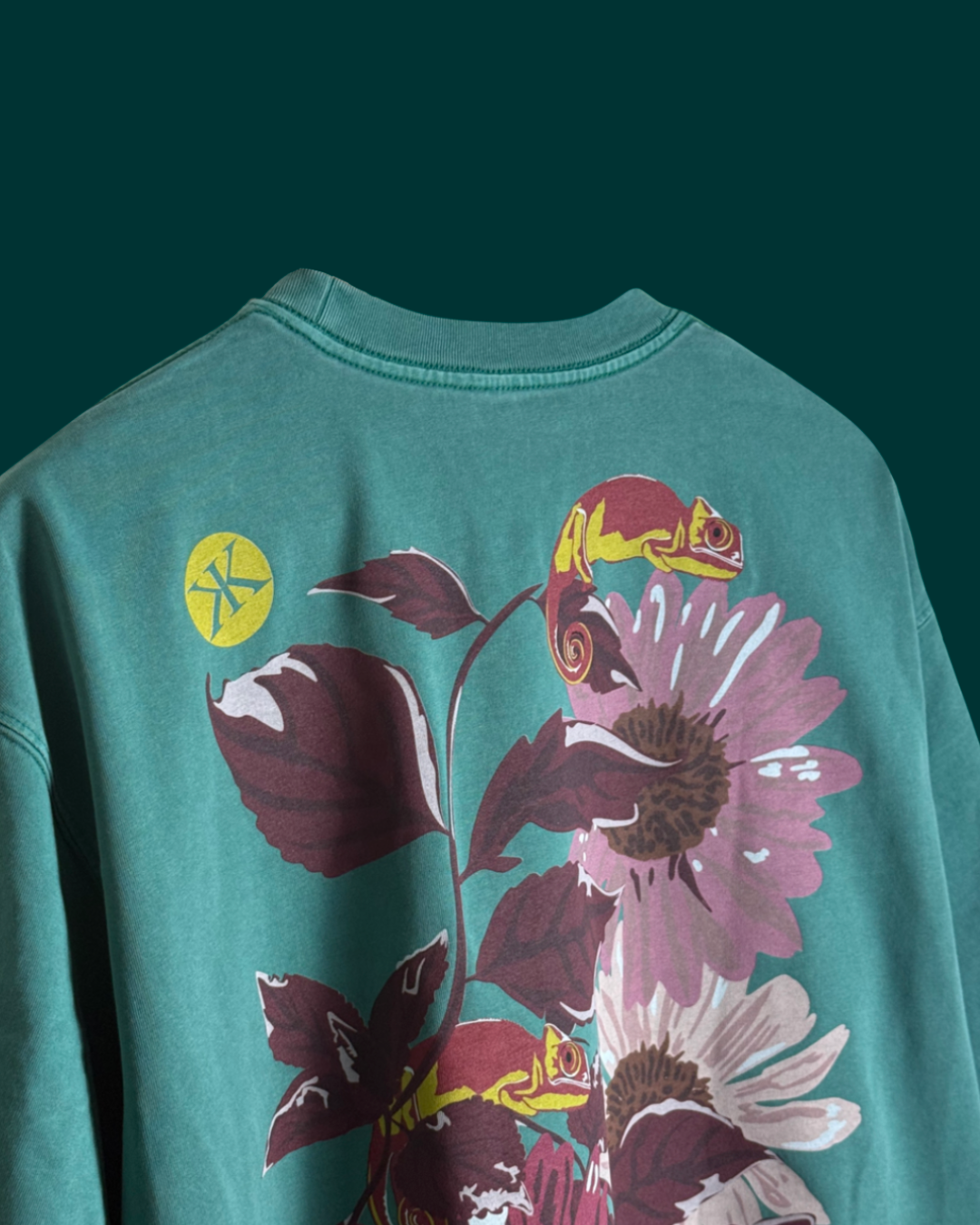 VIRIDIAN FLORAL T-SHIRT