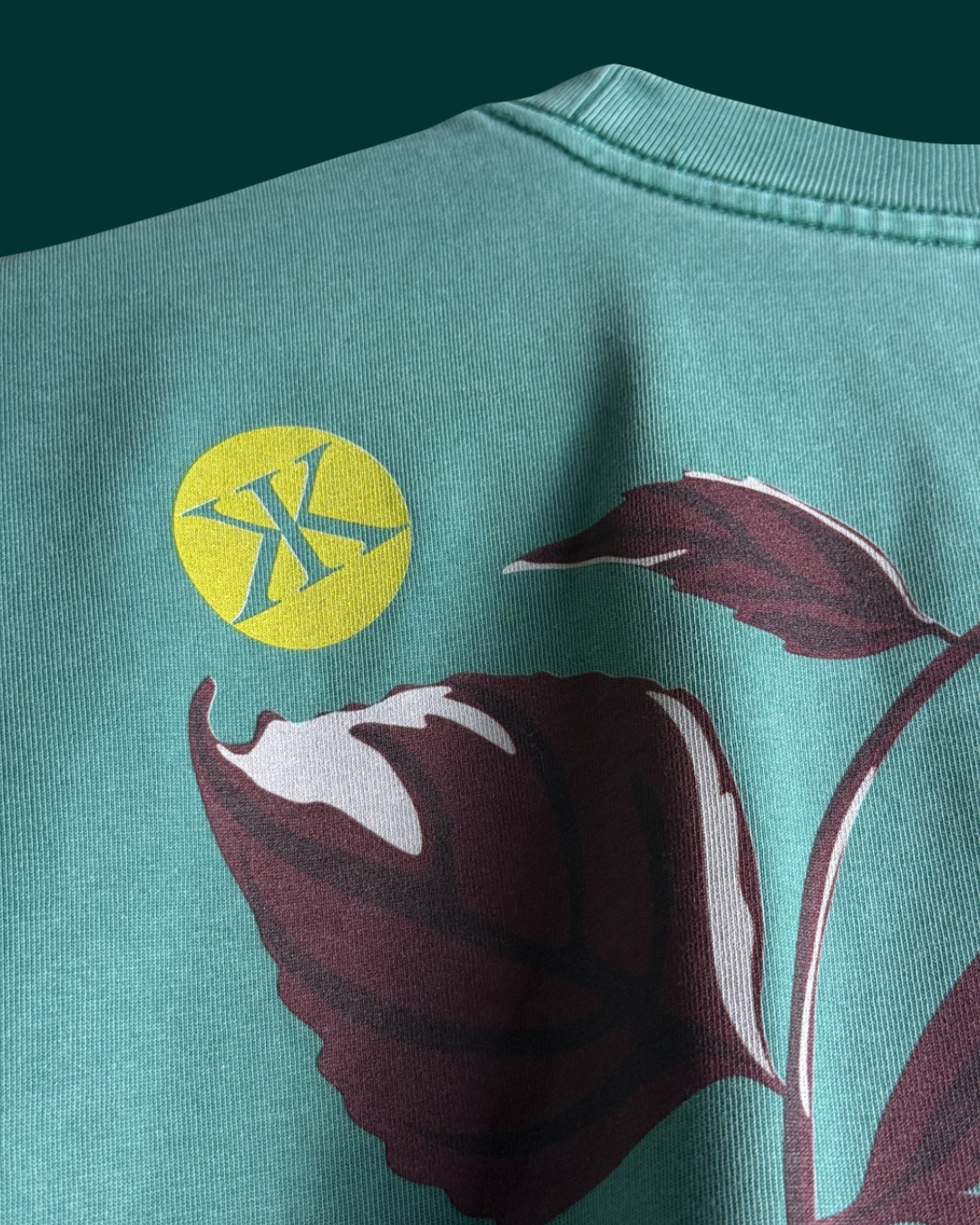 VIRIDIAN FLORAL T-SHIRT